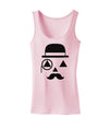 Gentleman Jack-o-lantern Womens Tank Top-Womens Tank Tops-TooLoud-SoftPink-X-Small-Davson Sales