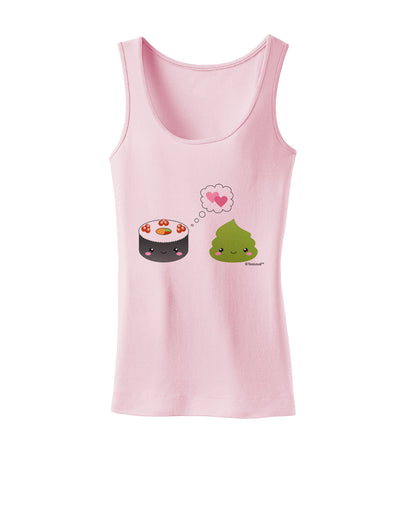 Cute Sushi and Wasabi Love Womens Tank Top by TooLoud-Womens Tank Tops-TooLoud-SoftPink-X-Small-Davson Sales