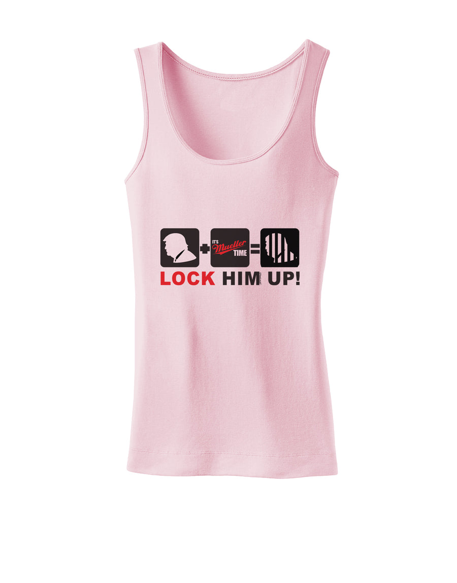 Lock Him Up Anti-Trump Funny Womens Petite Tank Top by TooLoud-TooLoud-White-X-Small-Davson Sales