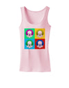 Clown Face Pop Art 2 Womens Tank Top-Womens Tank Tops-TooLoud-SoftPink-X-Small-Davson Sales