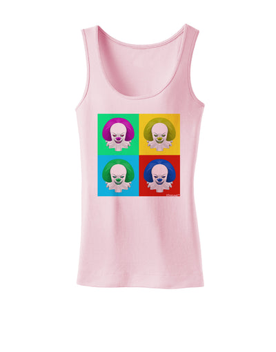 Clown Face Pop Art 2 Womens Tank Top-Womens Tank Tops-TooLoud-SoftPink-X-Small-Davson Sales