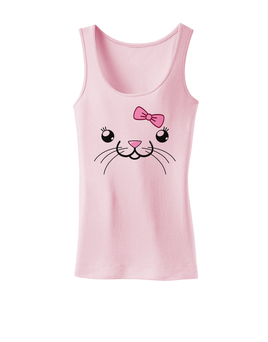 Kyu-T Face - Tinya Cute Girl Mouse Womens Tank Top-Womens Tank Tops-TooLoud-White-X-Small-Davson Sales