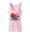 I Love My Mom - Heart Banner Design Womens Tank Top by TooLoud-Womens Tank Tops-TooLoud-SoftPink-X-Small-Davson Sales