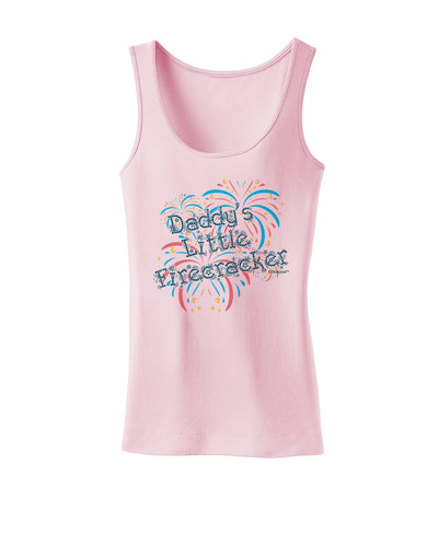 Daddy's Little Firecracker Womens Tank Top-Womens Tank Tops-TooLoud-SoftPink-X-Small-Davson Sales