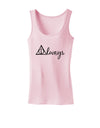 Always Magic Symbol Cursive Womens Petite Tank Top by TooLoud-TooLoud-SoftPink-X-Small-Davson Sales