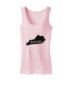 Kentucky - United States Shape Womens Tank Top by TooLoud-TooLoud-SoftPink-X-Small-Davson Sales