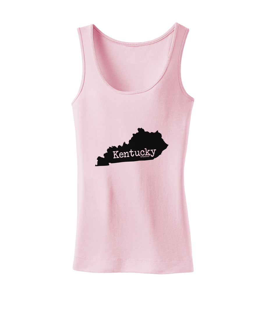 Kentucky - United States Shape Womens Tank Top by TooLoud