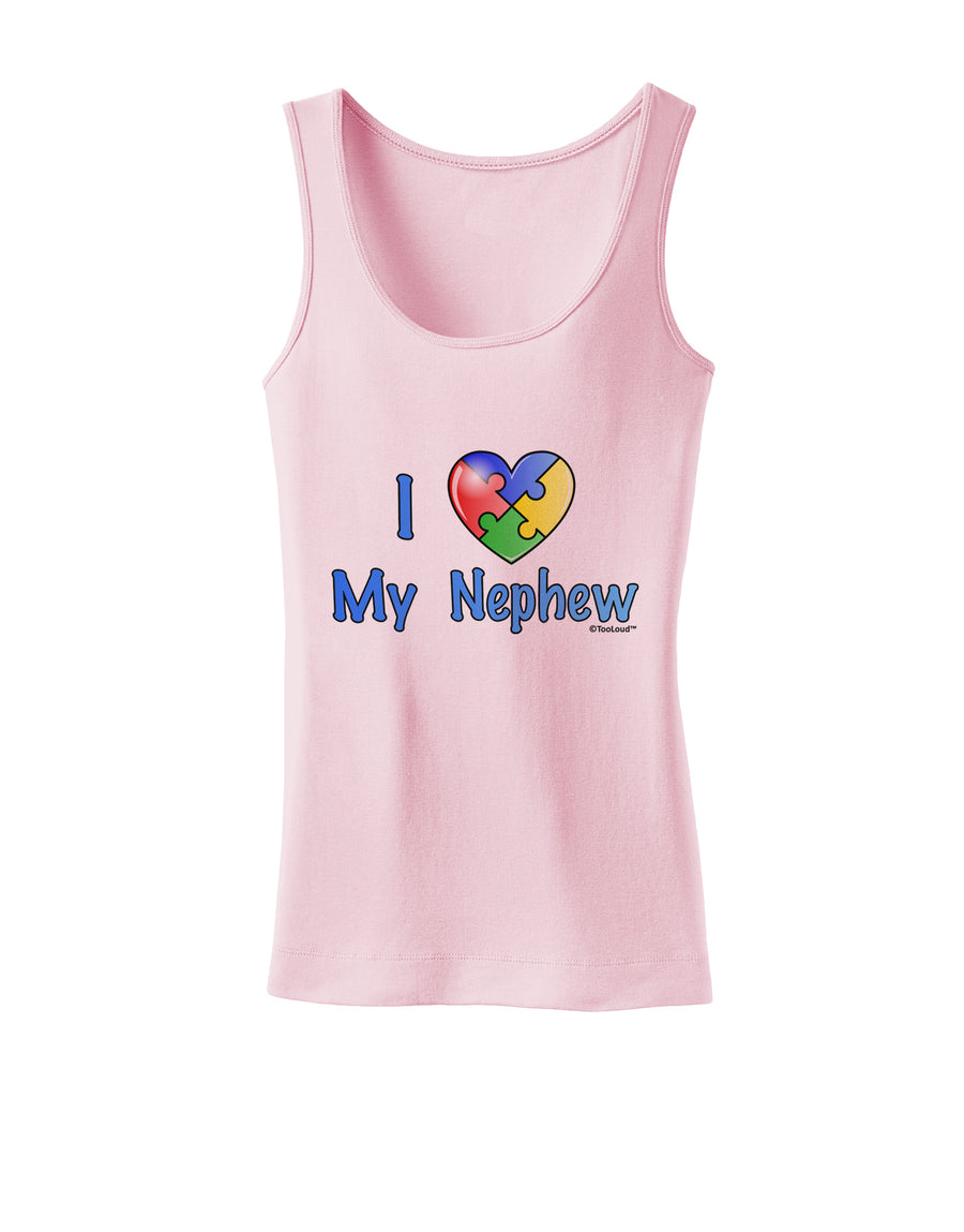 I Heart My Nephew - Autism Awareness Womens Tank Top by TooLoud-Womens Tank Tops-TooLoud-White-X-Small-Davson Sales