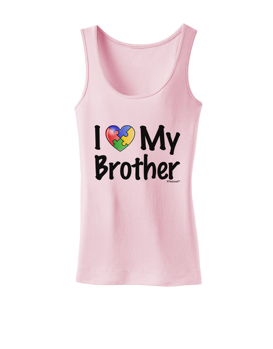 I Heart My Brother - Autism Awareness Womens Tank Top by TooLoud-Womens Tank Tops-TooLoud-White-X-Small-Davson Sales