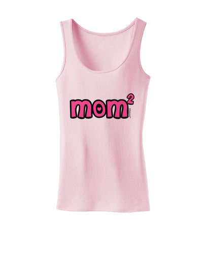 Mom Squared - Cute Mom of Two Design Womens Tank Top by TooLoud-Womens Tank Tops-TooLoud-SoftPink-X-Small-Davson Sales