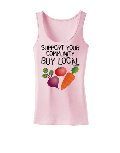 Support Your Community - Buy Local Womens Tank Top-Womens Tank Tops-TooLoud-SoftPink-X-Small-Davson Sales