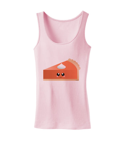 Cute Pumpkin Pie Thanksgiving Womens Tank Top-Womens Tank Tops-TooLoud-SoftPink-X-Small-Davson Sales