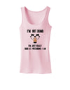 TooLoud I'm not Dumb I'm Just really good at pretending I am Womens Petite Tank Top-Womens Tank Tops-TooLoud-SoftPink-X-Small-Davson Sales