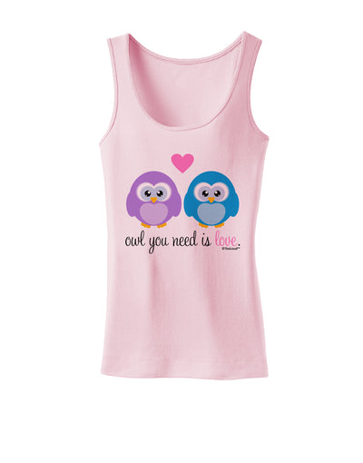 Owl You Need Is Love Womens Tank Top by TooLoud-Womens Tank Tops-TooLoud-SoftPink-X-Small-Davson Sales