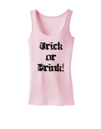 Trick or Drink - Halloween Funny Womens Tank Top-Womens Tank Tops-TooLoud-SoftPink-X-Small-Davson Sales