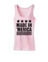 Made in Merica - Stars and Stripes Design Womens Tank Top-Womens Tank Tops-TooLoud-SoftPink-X-Small-Davson Sales