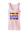 Stand For Love Rainbow Womens Tank Top-Womens Tank Tops-TooLoud-SoftPink-X-Small-Davson Sales