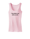 7 Days Without a Pun Makes One Weak Womens Tank Top-Womens Tank Tops-TooLoud-SoftPink-X-Small-Davson Sales