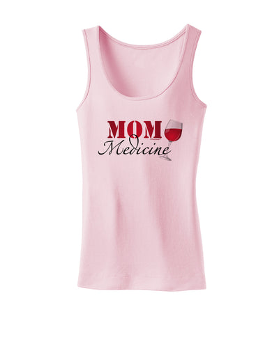 Mom Medicine Womens Petite Tank Top-TooLoud-SoftPink-X-Small-Davson Sales