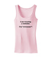 I Am Wearing a Costume I'm Awesome Womens Tank Top-Womens Tank Tops-TooLoud-SoftPink-X-Small-Davson Sales