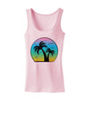 Palm Trees Silhouette - Beach Sunset Design Womens Tank Top-Womens Tank Tops-TooLoud-SoftPink-X-Small-Davson Sales