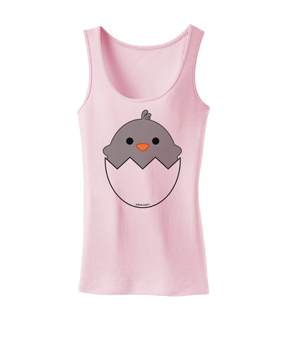 Cute Hatching Chick - Gray Womens Tank Top by TooLoud-Womens Tank Tops-TooLoud-SoftPink-X-Small-Davson Sales