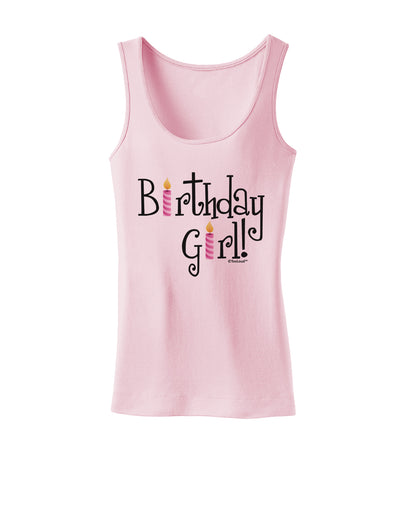 Birthday Girl - Birthday Candles Womens Tank Top by TooLoud-Womens Tank Tops-TooLoud-SoftPink-X-Small-Davson Sales