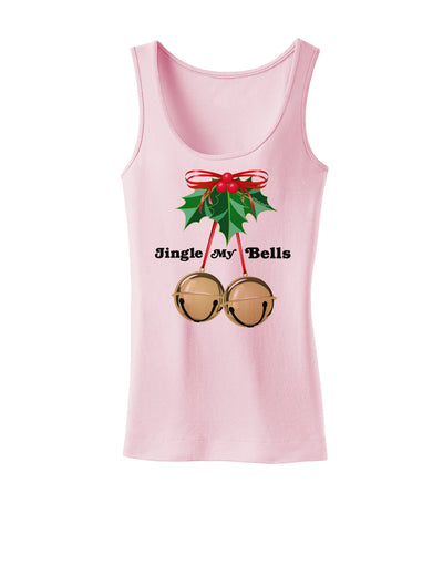 Jingle My Bells Womens Tank Top-Womens Tank Tops-TooLoud-SoftPink-X-Small-Davson Sales