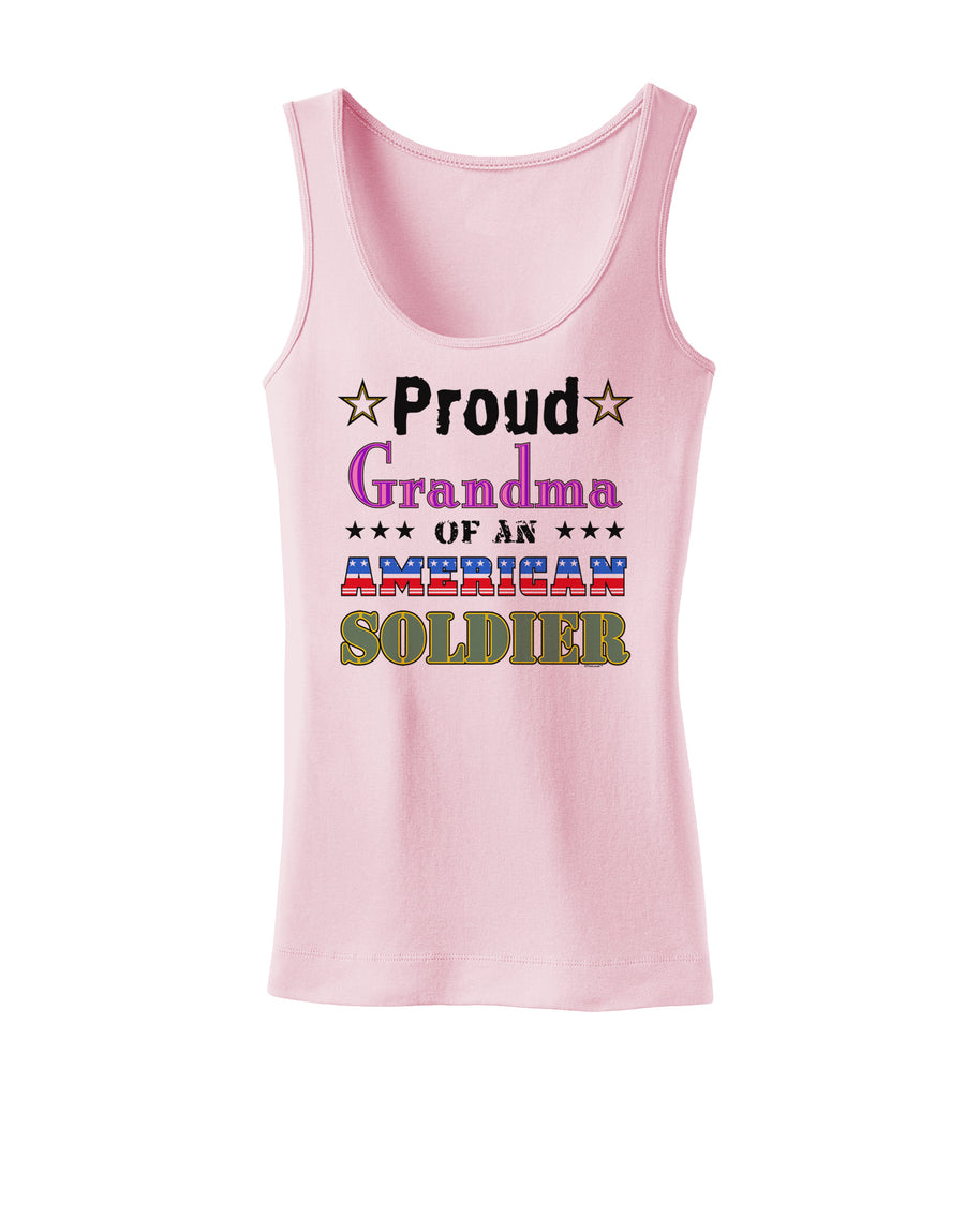 Proud Grandma of an American Soldier Womens Tank Top-Womens Tank Tops-TooLoud-White-X-Small-Davson Sales