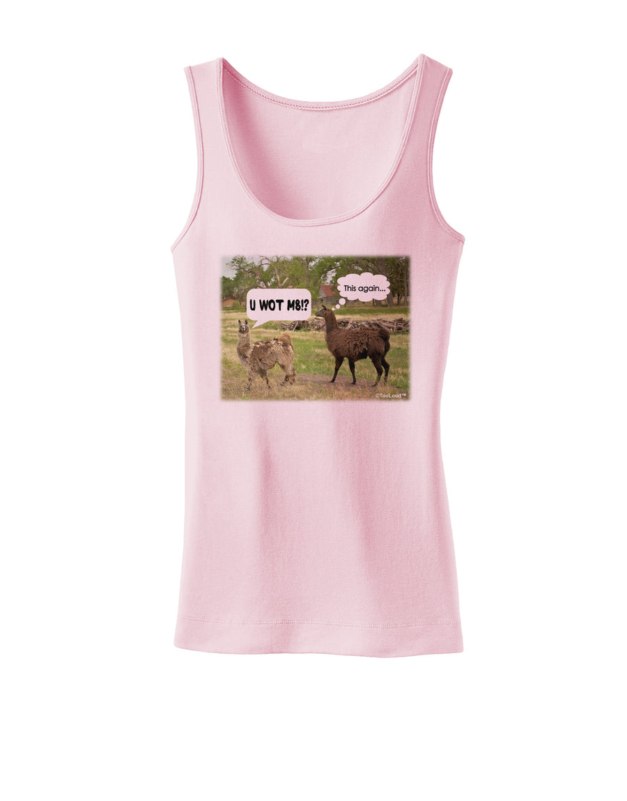 Angry Standing Llamas Womens Petite Tank Top by TooLoud-TooLoud-White-X-Small-Davson Sales