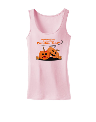 Pumpkin Head Womens Tank Top-Womens Tank Tops-TooLoud-SoftPink-X-Small-Davson Sales