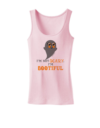 BOOtiful Ghost Orange Womens Tank Top-Womens Tank Tops-TooLoud-SoftPink-XXXX-Large-Davson Sales