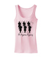 Eleven Pipers Piping Text Womens Tank Top-Womens Tank Tops-TooLoud-SoftPink-X-Small-Davson Sales