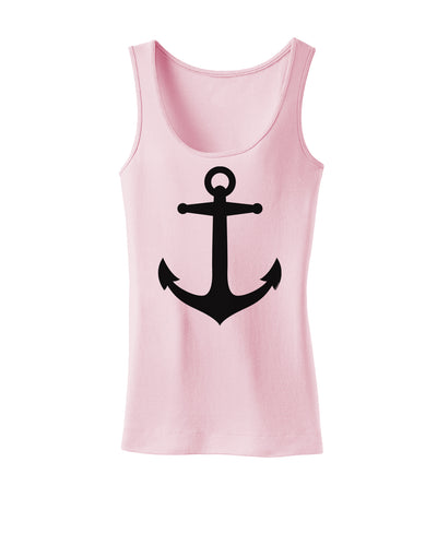 Nautical Sailor Anchor Womens Tank Top-Womens Tank Tops-TooLoud-SoftPink-X-Small-Davson Sales