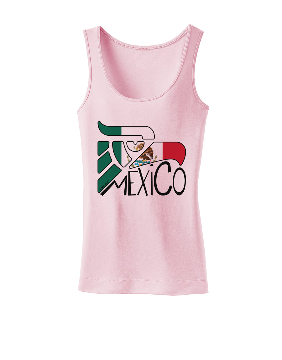 Mexico Eagle Symbol - Mexican Flag - Mexico Womens Tank Top by TooLoud-Womens Tank Tops-TooLoud-White-X-Small-Davson Sales