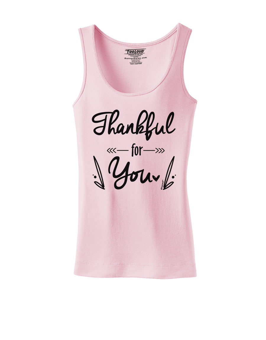 Thankful for you Womens Petite Tank Top-Womens Tank Tops-TooLoud-White-X-Small-Davson Sales