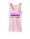 TooLoud Yes I am a Chemist Girl Womens Petite Tank Top-TooLoud-SoftPink-X-Small-Davson Sales