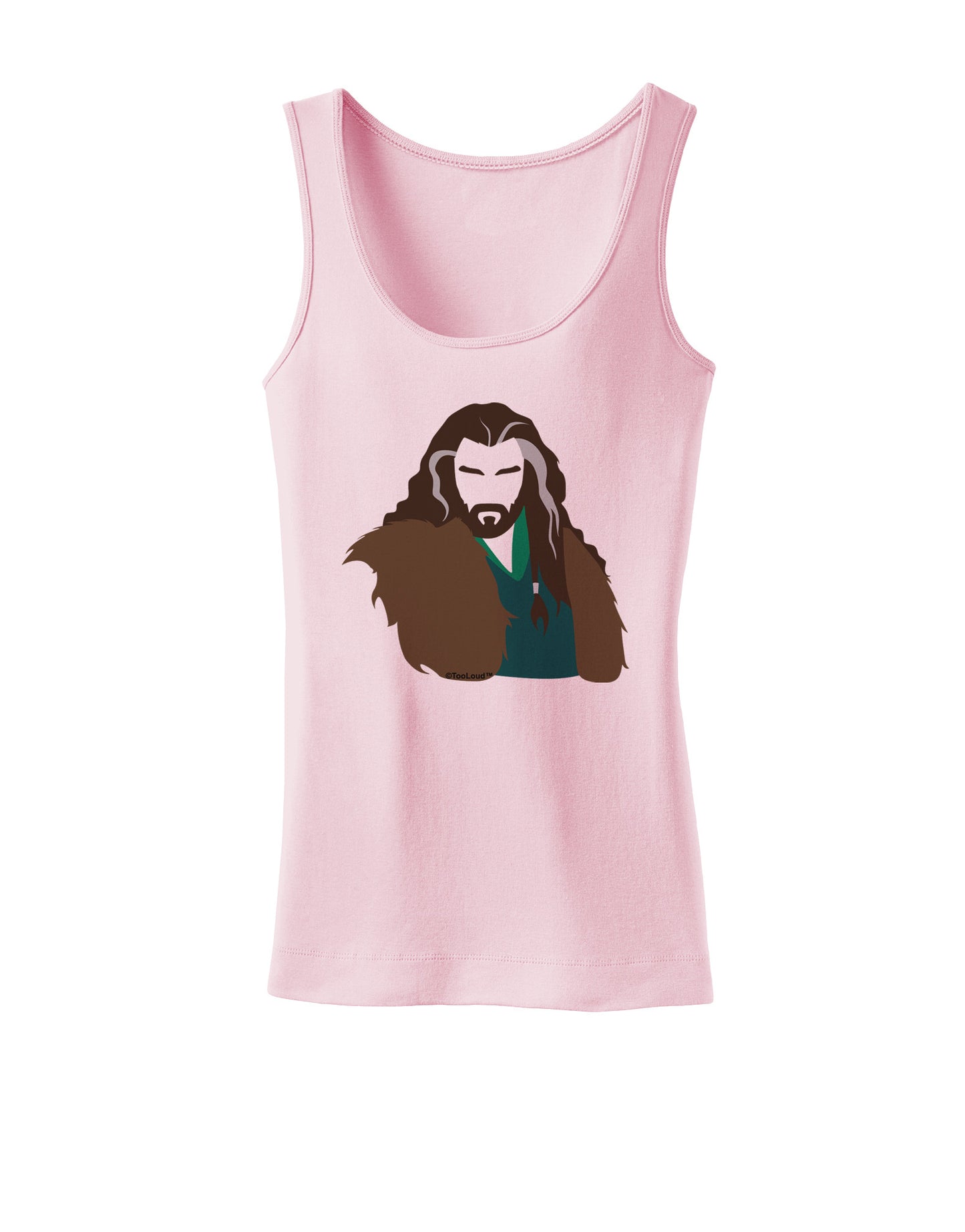 Dwarf King Womens Petite Tank Top-TooLoud-SoftPink-X-Small-Davson Sales