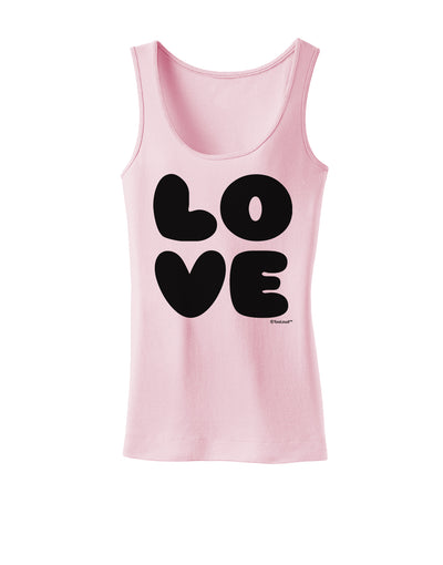 LOVE Text Womens Tank Top by TooLoud-Womens Tank Tops-TooLoud-SoftPink-X-Small-Davson Sales