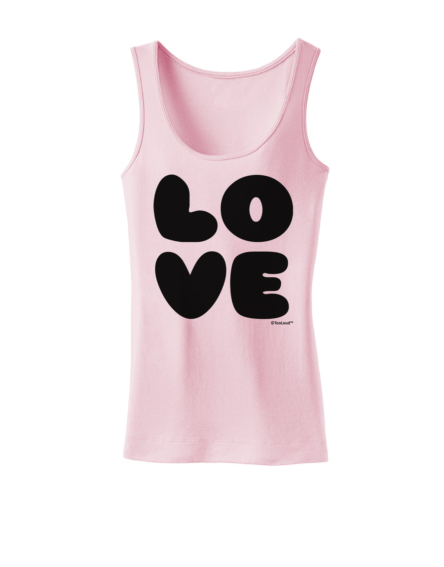 LOVE Text Womens Tank Top by TooLoud-Womens Tank Tops-TooLoud-White-X-Small-Davson Sales