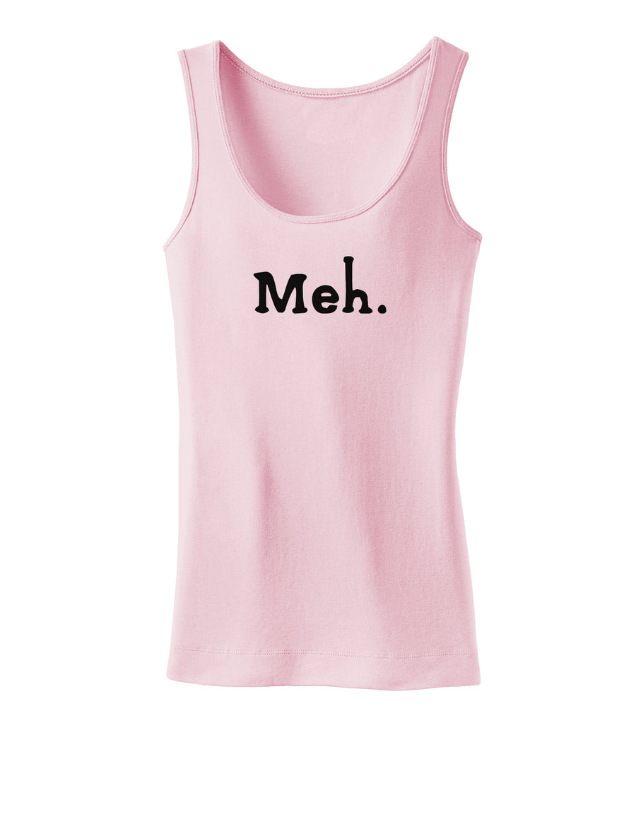 Meh Womens Tank Top-Womens Tank Tops-TooLoud-White-X-Small-Davson Sales