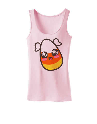 Cute Girl Child Candy Corn Family Halloween Womens Tank Top-Womens Tank Tops-TooLoud-SoftPink-X-Small-Davson Sales