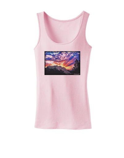 Colorado Rainbow Sunset Womens Tank Top-Womens Tank Tops-TooLoud-SoftPink-X-Small-Davson Sales