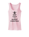 Keep Calm It's Almost Christmas Womens Tank Top-Womens Tank Tops-TooLoud-SoftPink-X-Small-Davson Sales