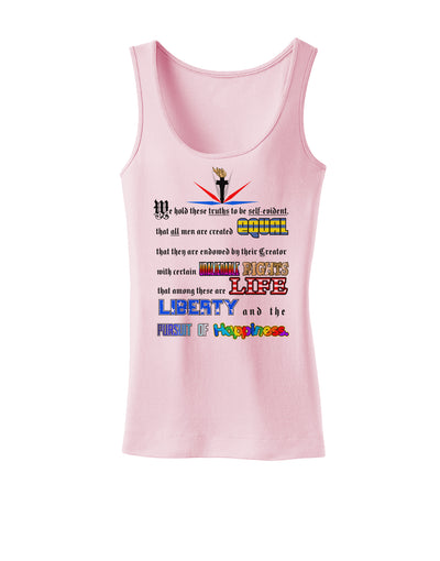 Life Liberty Pursuit of Happiness Womens Tank Top-Womens Tank Tops-TooLoud-SoftPink-X-Small-Davson Sales