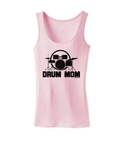 Drum Mom - Mother's Day Design Womens Tank Top-Womens Tank Tops-TooLoud-SoftPink-X-Small-Davson Sales