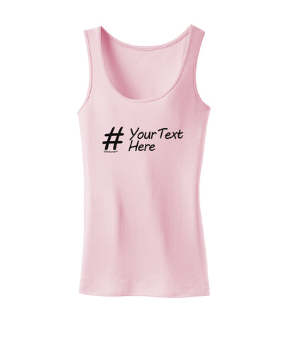 Personalized Hashtag Womens Tank Top by TooLoud-Womens Tank Tops-TooLoud-SoftPink-X-Small-Davson Sales