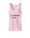 Naughty or Nice Christmas - Naughty Womens Tank Top-Womens Tank Tops-TooLoud-SoftPink-X-Small-Davson Sales