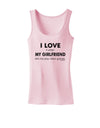 I Love My Girlfriend Videogames Womens Petite Tank Top-TooLoud-SoftPink-X-Small-Davson Sales