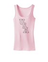 USA Text Womens Tank Top-Womens Tank Tops-TooLoud-SoftPink-X-Small-Davson Sales